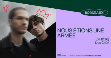 NOUS ÉTIONS UNE ARMÉE｜Lieu Chéri - 04 décembre 2026