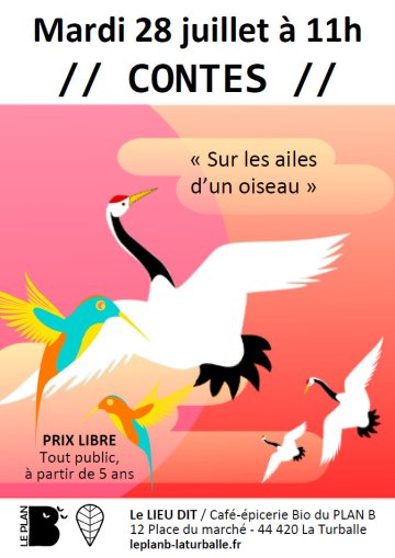 Contes : Sur les ailes d'un oiseau