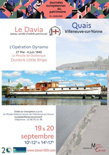 Visite du bateau Le Davia Dunkirk Little Ship