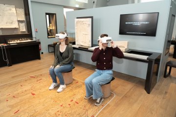 Visite virtuelle de l'hypogée de Chouilly