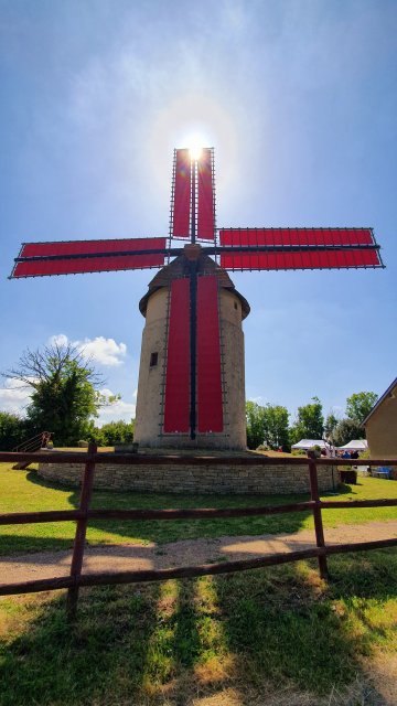 Visite du moulin à vent Les Éventées
