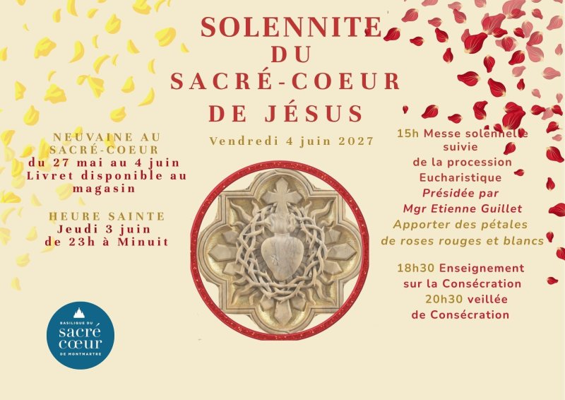Solennité du Sacré-Coeur de Jésus à Montmartre