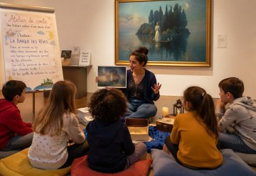 Sieste contée autour d'une œuvre d'art