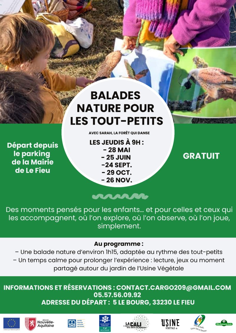 Balades nature pour les tout-petits (de 0 à 3 ans)