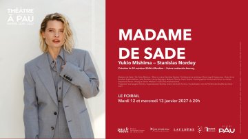 Saison Théâtre à Pau - Madame de Sade