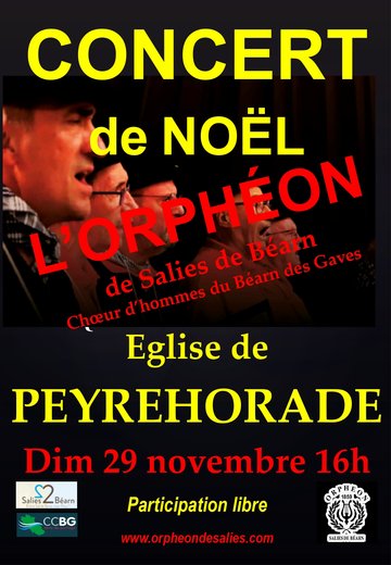 Concert de Noël de l'Orphéon