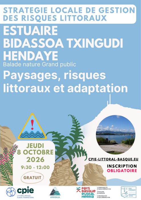 Paysages, risques littoraux et adaptation - Estuaire de la Bidassoa