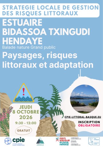 Paysages, risques littoraux et adaptation - Estuaire de la Bidassoa