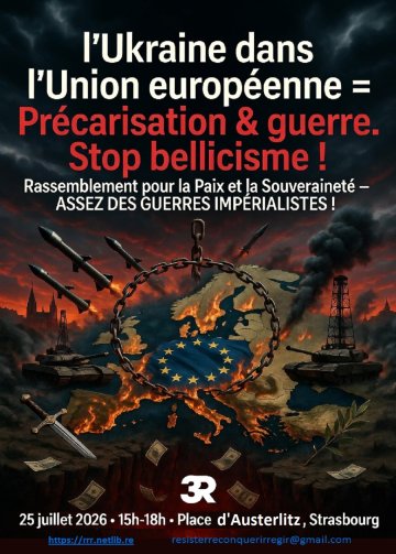 L’Ukraine dans l’Union-européenne = Précarisation & guerre. Stop bellicisme !