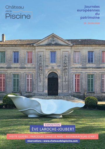 Visite guidée du château, exposition d'Art Contemporain, parcours parc & rencontre de restaurateurs d'Art