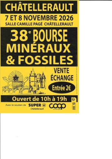 38ème Bourse-Exposition Minéraux, Fossiles et Pierres fines