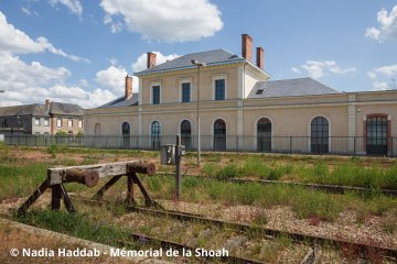 Visite de la gare et du site de l'ancien camp