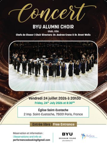 Concert du BYU Alumni Choir