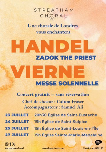 Concert de la Streatham Choral