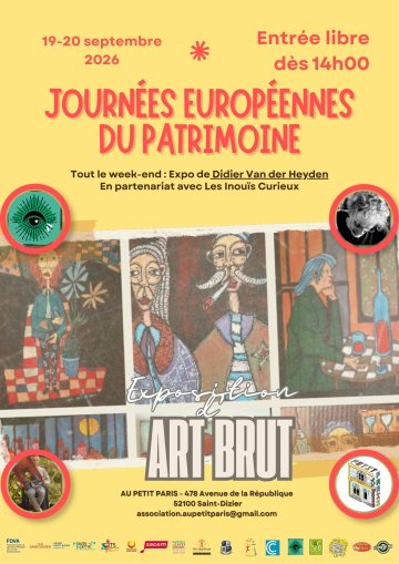 Exposition d’art brut de l'artiste Didier Van der Heyden