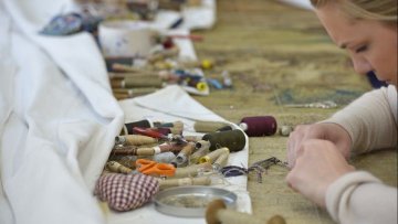 Ouverture exceptionnelle de l'atelier de restauration de tapisseries du Mobilier national à Aubusson