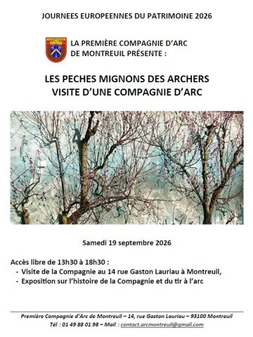 Les pêchers mignons des archers : visite d'une Compagnie d'Arc
