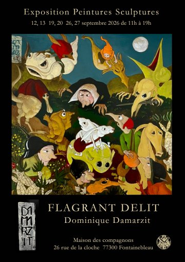 Aperçu de la Maison des Compagnons, exposition peintures et sculptures