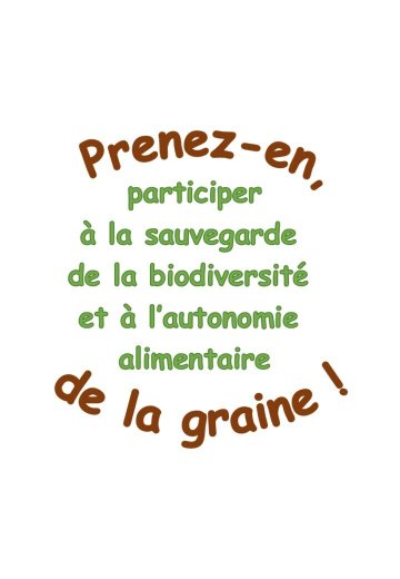 Inauguration de la Grainothèque