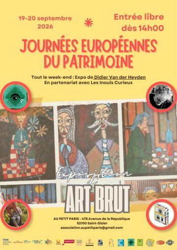 Exposition d’art brut de l'artiste Didier Van der Heyden