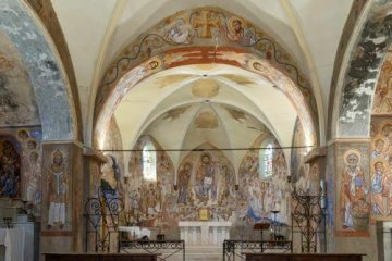Visite de l'église et des fresques de Nicolaï Greschny