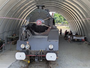 Visite guidée du chantier de restauration de la locomotive à vapeur 241P9