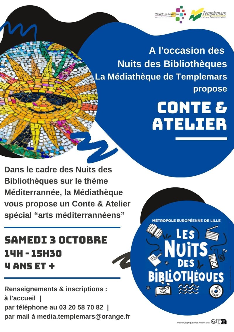 Conte et atelier spécial "arts méditerranéens"