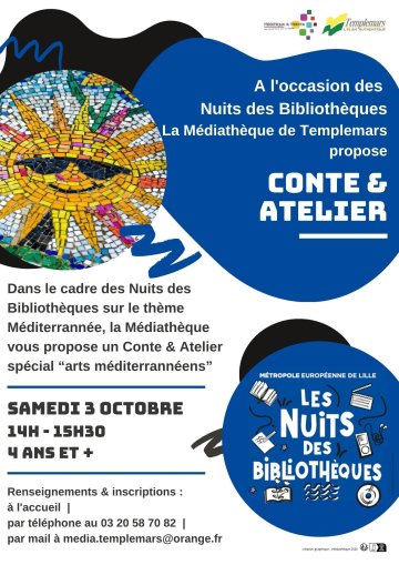 Conte et atelier spécial "arts méditerranéens"