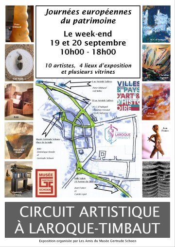 Circuit artistique à Laroque-Timbaut