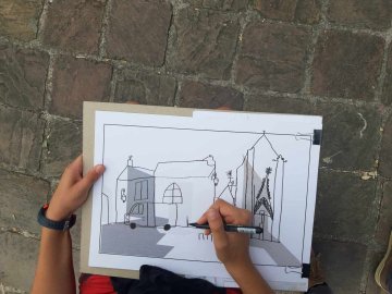 Atelier  « La collégiale à la pointe du crayon »