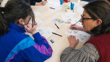 Création d'une fresque collective en Bande Dessinée avec l'Atelier Pepe Martini
