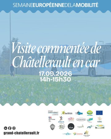 Visite commentée de Châtellerault en car