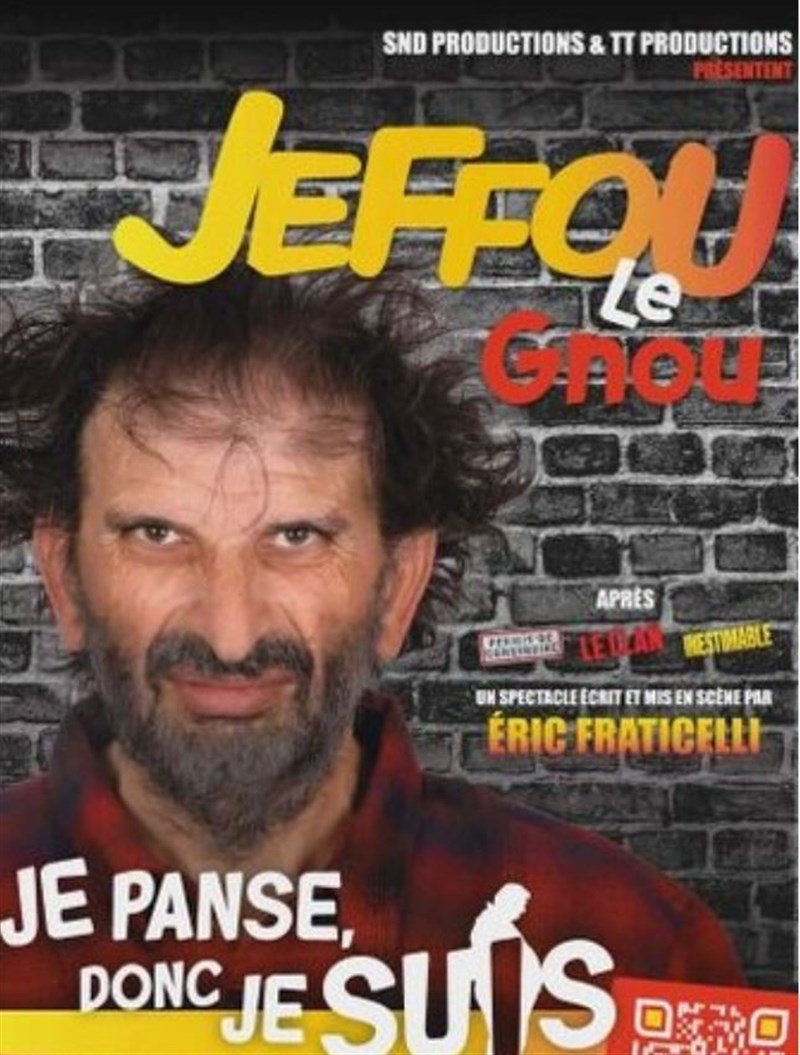 Jeffou le gnou dans Je panse donc je suis