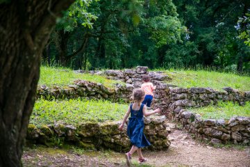 Visite commentée du forum du site archéologique