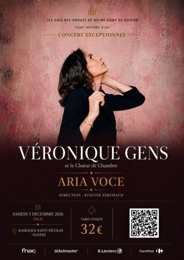 Concert : Véronique Gens et le chœur de chambre Aria Voce