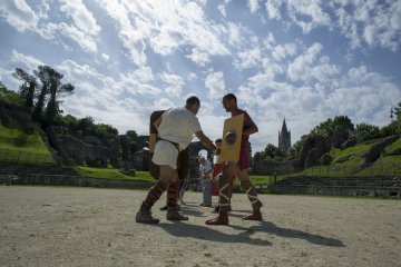 Rencontre avec l'association de gladiature Mediolanum Ludus