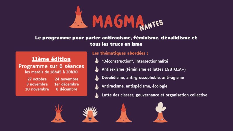 Programme de sensibilisation aux discriminations · Magma'Nantes #11
