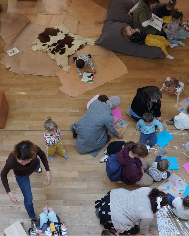 Doudou au Frac-Arto : visite jeunes enfants