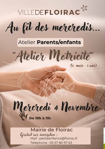 atelier parents enfants "Motricité"