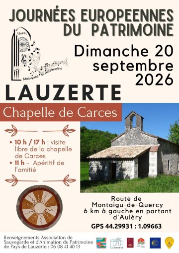 Visite libre de la chapelle restaurée