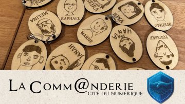 Fablab : gravures de photographies sur bois