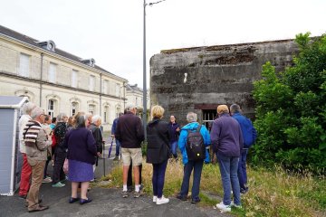Visite commentée du bunker de la gare