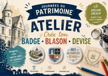 Blasons et devises de Saint-Germain-en-Laye : crée ton badge !