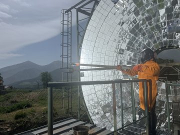 Visite guidée du four solaire de Mont-Louis