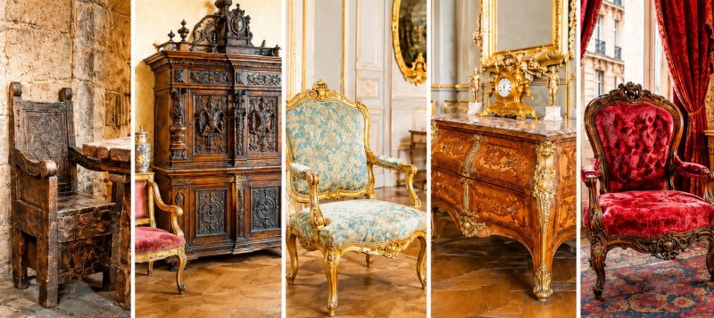 Histoire des mobiliers en France des origines à la fin du XIXe siècle