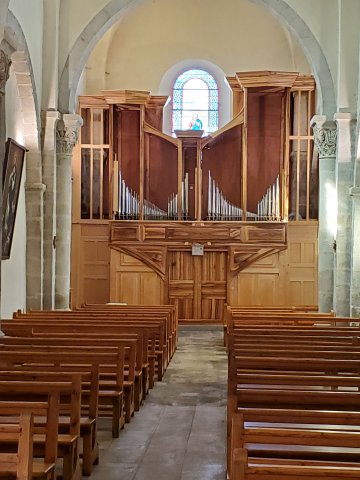 DÉCOUVERTE DE L'ORGUE, ÉGLISE DE RIOTORD