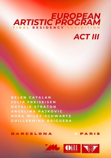 Vernissage European Artistic Program Act III