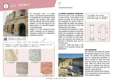 Carnet de balade urbaine "Arles, architecture et matériaux"