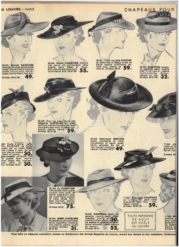Exposition de chapeaux