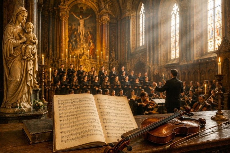 Splendeurs de la musique sacrée en Europe Occidentale - de Bach à Schubert
